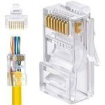 سوکت شبکه میان گذر شیشه ای CAT6 | هایپر دیجیتال معصومی