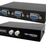 KVM دو پورت دستی مانیتور